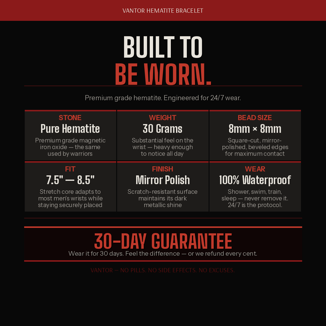 Vantor Hematite Bracelet